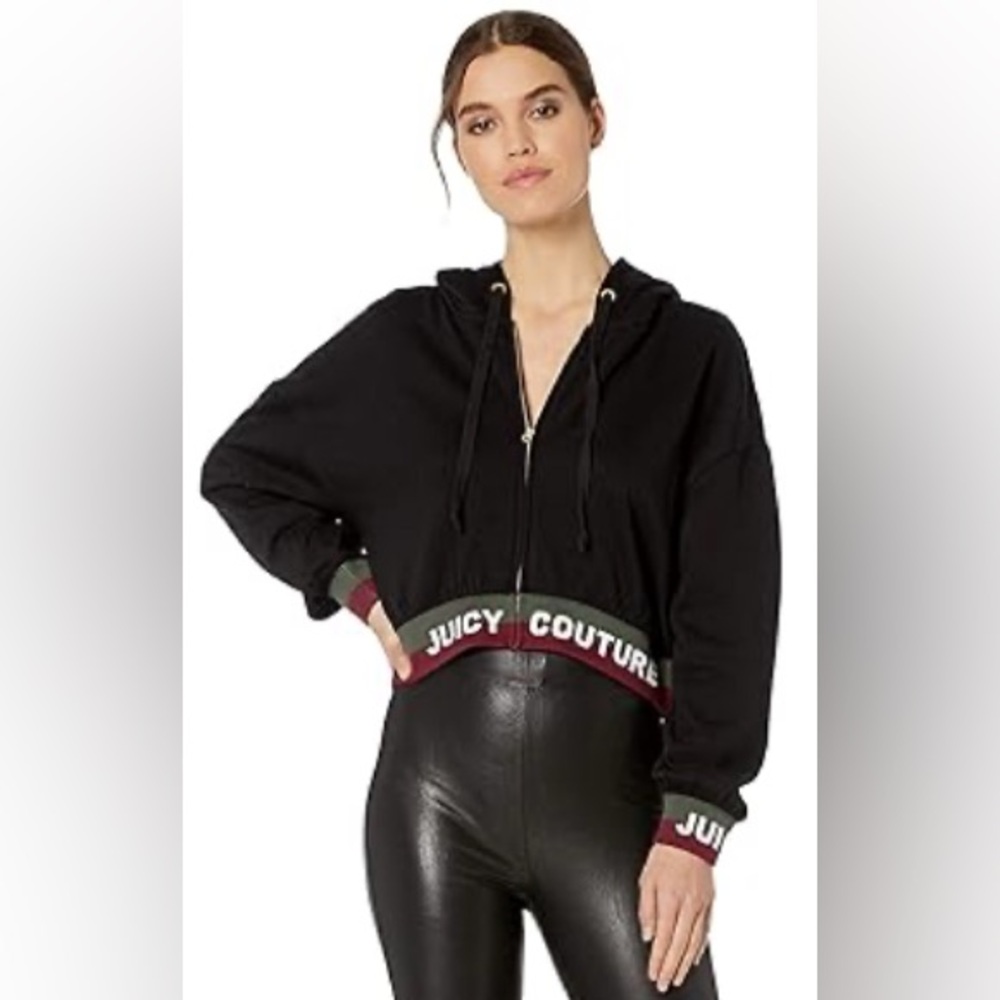 Juicy Couture’s jacquard ribbed French terry (Black Label) co-ord